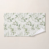 Botanisches Green Leaf Muster Badhandtuch Set (Handtuch)