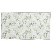 Botanisches Green Leaf Muster Kissenbezug (Vorderseite-Links)