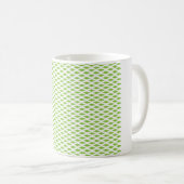 Botanisches grünes Aktendeckel-Set Kaffeetasse (VorderseiteRechts)