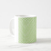 Botanisches grünes Aktendeckel-Set Kaffeetasse (Vorderseite Links)