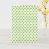 Botanisches grünes Aktendeckel-Set Karte (Gelbe Blume)