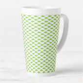Botanisches grünes Aktendeckel-Set Milchtasse (Rechte Ecke)