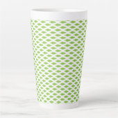 Botanisches grünes Aktendeckel-Set Milchtasse (Vorderseite)