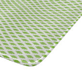 Botanisches grünes Aktendeckel-Set Schneidebrett (Ecke)