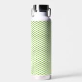 Botanisches grünes Aktendeckel-Set Trinkflasche (Vorne)