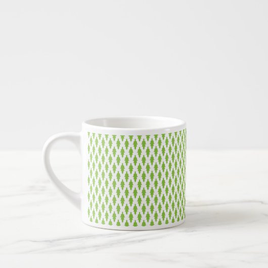 Botanisches grünes Ordner-Set Espressotasse (Links)