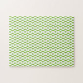 Botanisches grünes Ordner-Set Puzzle (Horizontal)