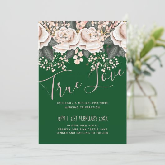 Botanisches Grünrosa Blumenzwiebeln (Stehend Vorderseite)