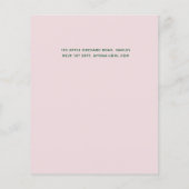 Botanisches Grünrosa Blumenzwiebeln (Rückseite)