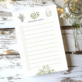 Botanisches Grünterrarium nach Maß Post-it Klebezettel