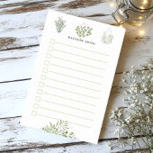 Botanisches Grünterrarium nach Maß Post-it Klebezettel