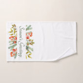 Botanisches Handtuch mit Banner (Handtuch)
