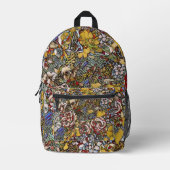 Botanisches Hartglas Bedruckter Rucksack