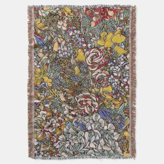 Botanisches Hartglas Decke (Vorderseite Vertikal)