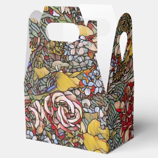 Botanisches Hartglas Geschenkschachtel (Geöffnet)