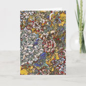 Botanisches Hartglas Karte (Vorderseite)