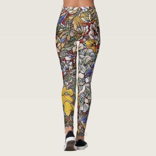 Botanisches Hartglas Leggings (Rückseite)