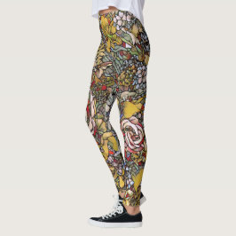 Botanisches Hartglas Leggings