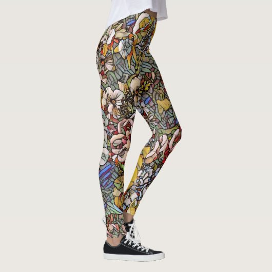 Botanisches Hartglas Leggings (Rechts)