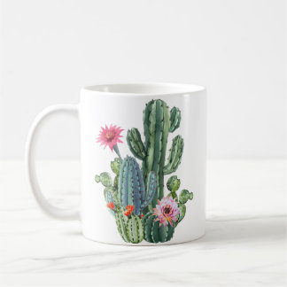Botanisches Herren-Kaktus-Pflanzenliebhaber-Gesche Kaffeetasse