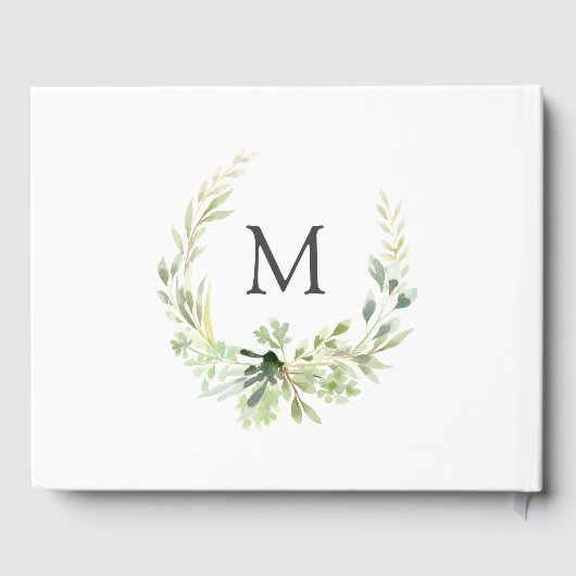 Botanisches Hochzeitguestbook Gästebuch (Rückseite)