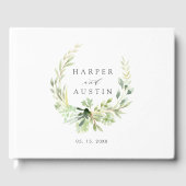 Botanisches Hochzeitguestbook Gästebuch (Vorderseite)