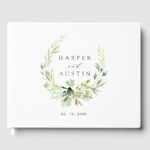 Botanisches Hochzeitguestbook Gästebuch