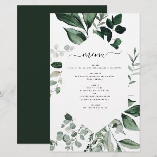 Botanisches Hochzeitmenü für Botanische Pflanzen