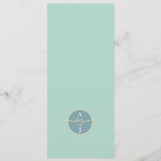 Botanisches Hochzeitsmenü für Sonnenblumen Menükarte (Rückseite)