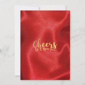 Botanisches Holiday Family Wiedersehen Weihnachtsf Einladung (Rückseite)