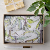 Botanisches Holzapfel-Blumen-Blüten-Seidenpapier Seidenpapier (Geschenk)