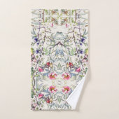 Botanisches Holzapfel-Frucht-Blüten-Bad-Tuch-Set Badhandtuch Set (Handtuch)