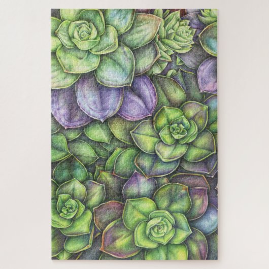 Botanisches Illustrationspuzzle Puzzle (Vertikal)