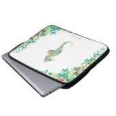 Botanisches Insel-Seepferd Laptopschutzhülle (Vorne Knopf)