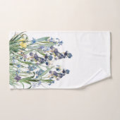 Botanisches Iris-Blumen Redoute Bad-Tuch-Set Badhandtuch Set (Handtuch)