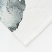 Botanisches Kinderzimmer für Landtiere Fleecedecke (Ecke)