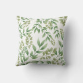 Botanisches Kinderzimmer für Waldtiere Kissen (Rückseite)