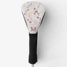 Botanisches Kirschblossom florales Monogramm