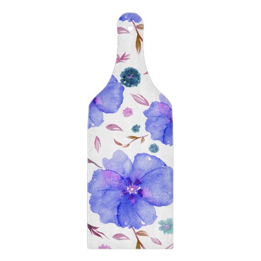 Botanisches Koppeln - Romantisches Geschenk für si Schneidebrett (Vorderseite)