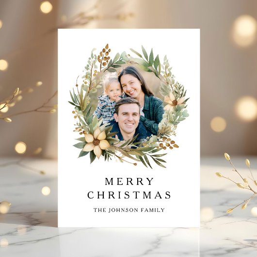 Botanisches Kranz-Foto Weihnachten