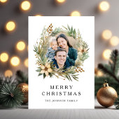 Botanisches Kranz-Foto Weihnachten