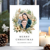 Botanisches Kranz-Foto Weihnachten