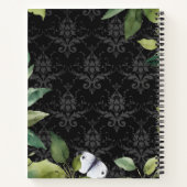 Botanisches Kräuterhexen Tea Rezept Spiralpapier Notizblock (Rückseite)