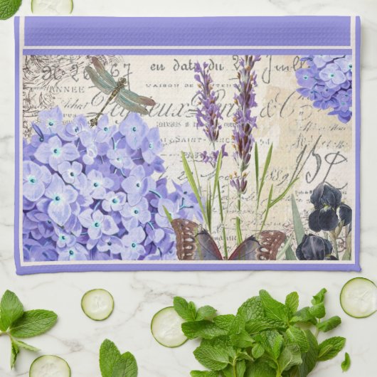 Botanisches Küchentuch (Gefaltet)