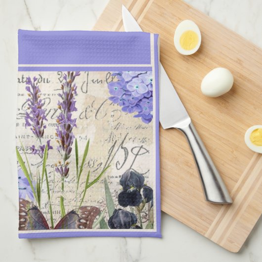 Botanisches Küchentuch (Viertel Falte)