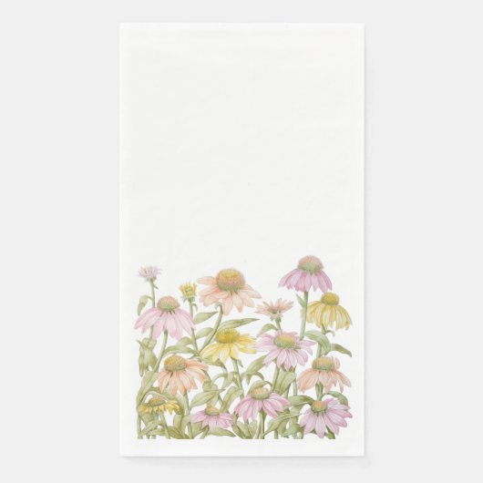 Botanisches Kunstpapier für Wasserfarben Serviette (Vorderseite)