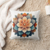 Botanisches Kunstwerk mit Herbstfarbe Kissen (Decke)