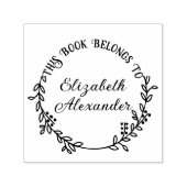 Botanisches Leaf Berries Wreath #20 Rnd Library Bo Permastempel (Design)