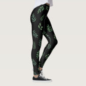 Botanisches Leaf Design Leggings - Trendy & Comfor (Rechts)
