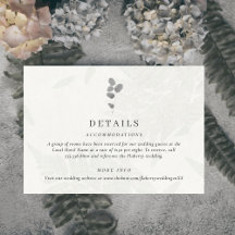 Botanisches Leaf Gray Wedding